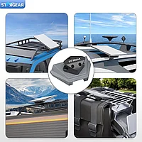 Антивандальный кронштейн-стойка для Starlink Mini — алюминиевый, с замком безопасности, для круглых труб